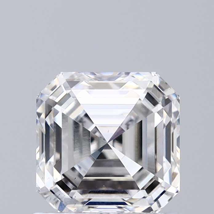 1.05 carat asscher lab-grown diamond