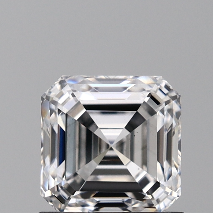 1.06 carat asscher lab-grown diamond