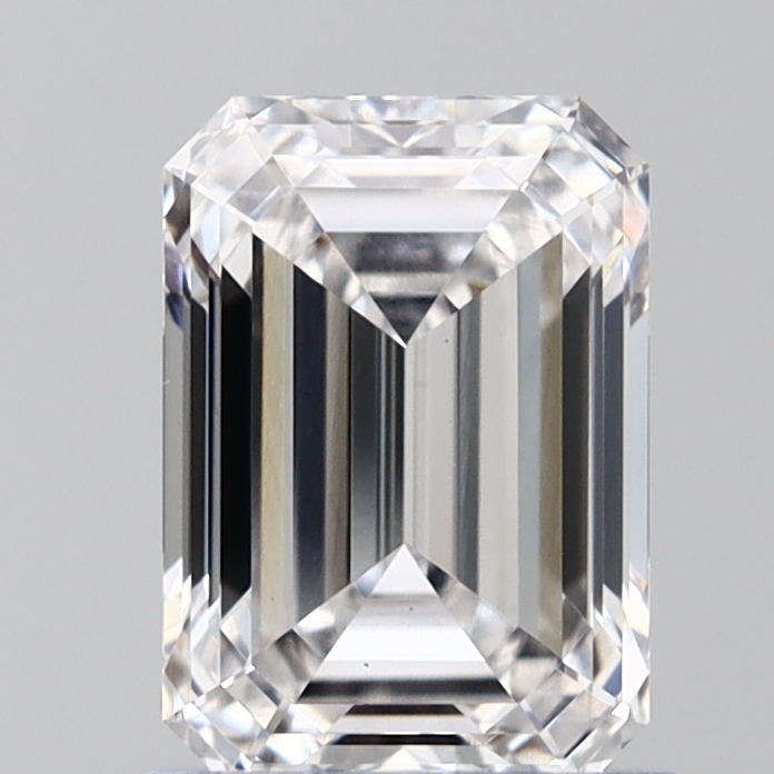 1.28 carat emerald lab-grown diamond