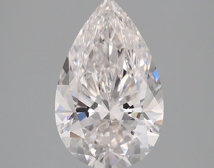 1.58 carat pear lab-grown diamond
