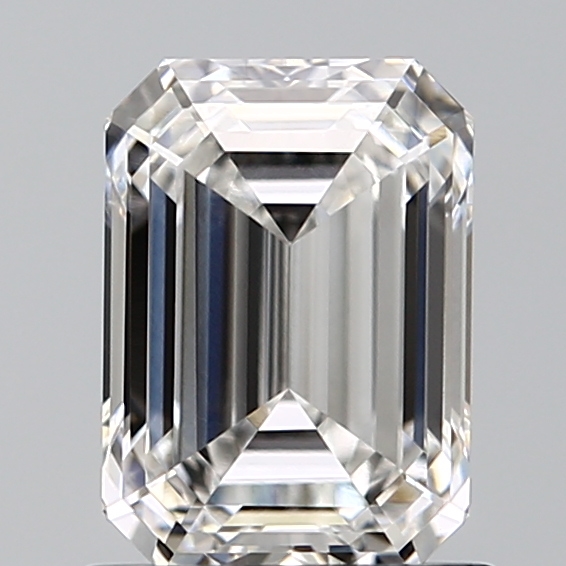 1.29 carat emerald lab-grown diamond