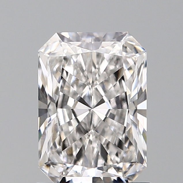 1.27 carat radiant lab-grown diamond