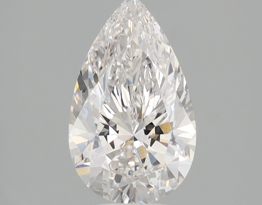 1.07 carat pear lab-grown diamond