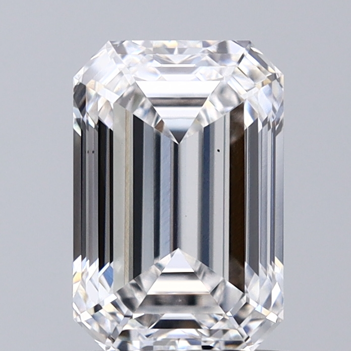 1.28 carat emerald lab-grown diamond