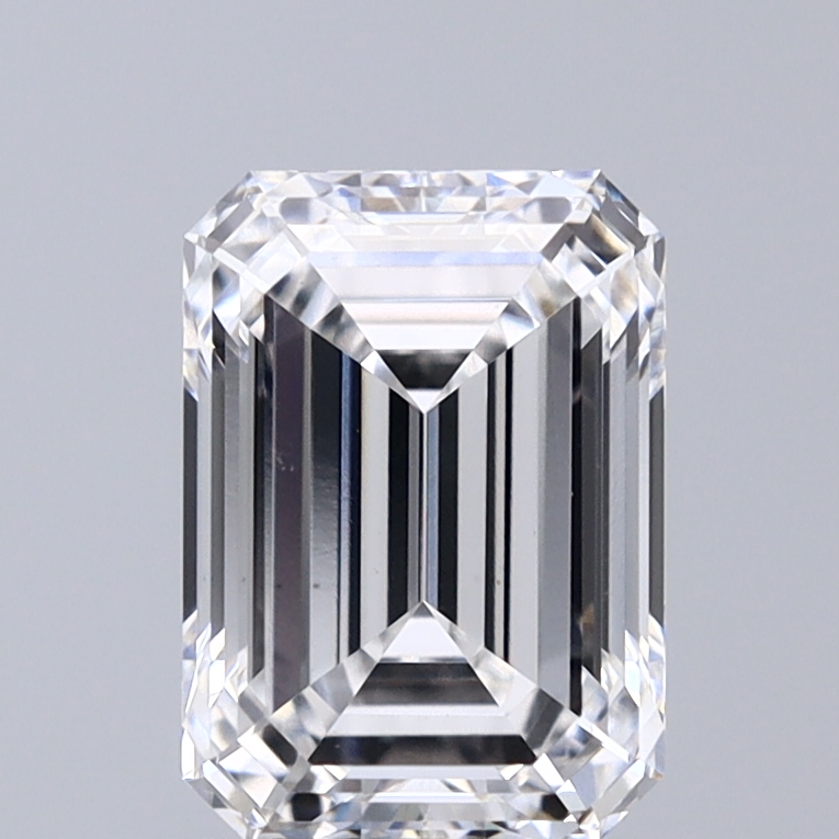 1.28 carat emerald lab-grown diamond