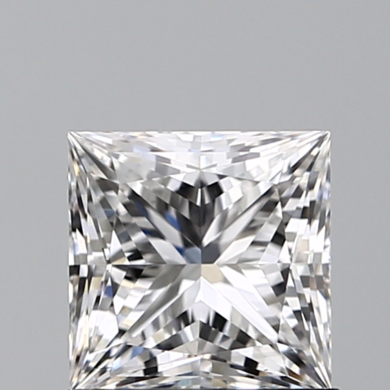 1.05 carat princess lab-grown diamond